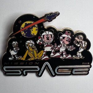disney mission space pin 🚀 fab 5 • epcot 2003